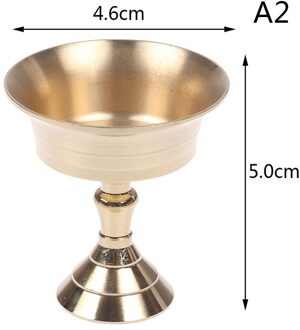 Multi-Size Golden Koperlegering Kaarshouder Kandelaar Kandelaar Home Decor A2