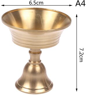 Multi-Size Golden Koperlegering Kaarshouder Kandelaar Kandelaar Home Decor A4