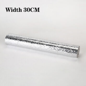 Multi-Size Keuken Olie-Proof Waterdicht Stickers Aluminiumfolie Fornuis Kast Zelfklevende Muur Sticker Diy Behang 30cmx100cm
