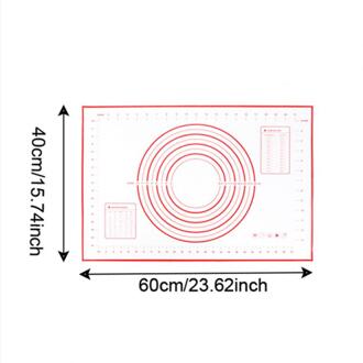 Multi-Size Non-Stick Siliconen Bakken Mat Met Schaal Rolling Deeg Mat Kneden Pad Keuken Koken Pastry Sheet Oven liner Gereedschap 40x60cm