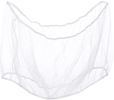 Multi-Size Stofdicht Birdcage Covermesh Vogelkooi Cover Shell Netto Zaad Catcher Guard Luchtige Mesh Netto Papegaai Vogel kooi Cover wit