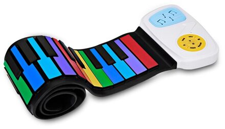 Multi Stijl Draagbare 49 Toetsen Flexibele Siliconen Roll Up Piano Opvouwbare Elektronische Toetsenbord Voor Kinderen Student