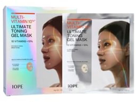 Multi-Vitamin 10% Ultimate Toning Gel Mask Set 30g x 5 sheets