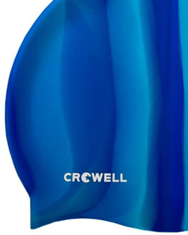 Multi vlam siliconen badmuts Blauw - One size