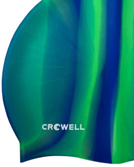 Multi vlam siliconen badmuts Groen - One size