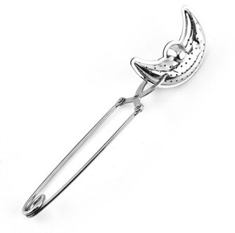 Multi Vormige Rvs Filter Thee Zetgroep Mesh Herbruikbare Theezakje Mok Theepot Spice Container Drinkware Accessoires maan