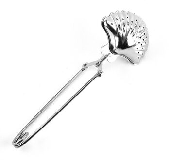 Multi Vormige Rvs Filter Thee Zetgroep Mesh Herbruikbare Theezakje Mok Theepot Spice Container Drinkware Accessoires schelp