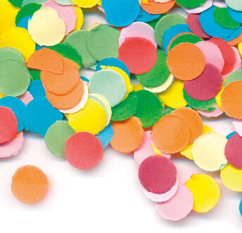 Multicolor confetti zak van 1 kilo - Confetti Multikleur