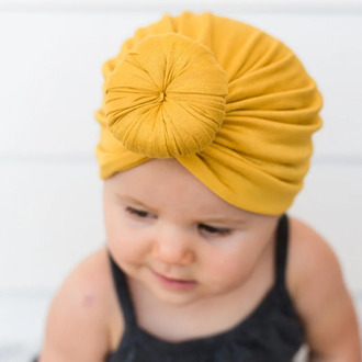 Multicolor Fashion Donut Baby Hat Cotton Elastic Beanie Cap Newborn Baby Headbands Turban Infant Hats Hair Accessories
