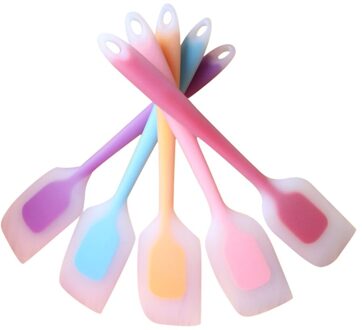 Multicolor Food Grade Non Stick Boter Koken Siliconen Spatel Cookie Pastry Schraper Taart Bakken Spatel Siliconen Spatel #25