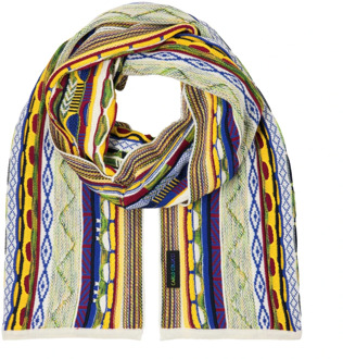 Multicolor Gebreide Sjaal Carlo Colucci , Multicolor , Heren - ONE Size