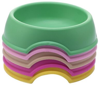 Multicolor Hond Kat Kom Roestvrij Staal Reizen Footprint Feeder Water Kom Hond Kat Puppy Outdoor Voedsel Plaat Willekeurige Kleur