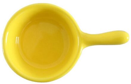 Multicolor Keramische Saus Schotel Effen Kleur Dompelen Plaat Kruiden Gerecht Saus Saus Schotel Kruiden Plaat Voor Home Restaurant geel