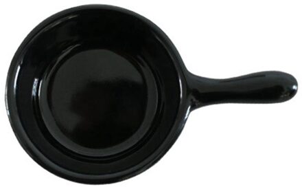 Multicolor Keramische Saus Schotel Effen Kleur Dompelen Plaat Kruiden Gerecht Saus Saus Schotel Kruiden Plaat Voor Home Restaurant zwart