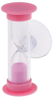 Multicolor Kids Zandloper Mini Glas Zand Klok Voor Tanden Gadget Tandenborstel Swivel Zand Tijd Minuten Douche Timer 1Pc 2 minuten