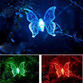 Multicolor LED Solar Light Outdoor Dragonfly/Vlinder/Vogel Gazon Lampen Solar LED Path Light Outdoor Garden Gazon Landschap lamp libel