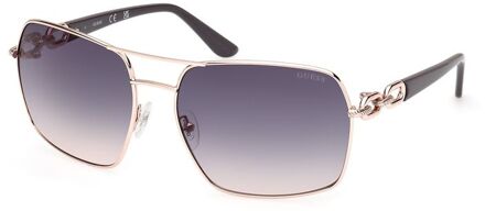 Multicolor metalen zonnebril Veelkleurig