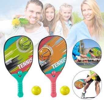 Multicolor Pickleball Familie Games Kinderen Sport Lichtgewicht En Draagbare Pickleball Set Ouders Indoor Games 4 Stuk Set