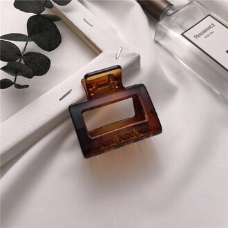 Multicolor Rechthoek Acetaat Acryl Haar Clips Meisjes Haarspelden Krab Klauwen Klem Haaraccessoires Voor Vrouwen Haar Styling Tools 8