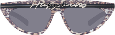 Multicolor Unisex Zonnebril Veelkleurig