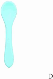 Multicolor Zachte Siliconen Lepel Babyvoeding Lepel Soeplepel Lepel Siliconen Servies Kinderen Zuigelingenvoeding Accessoires