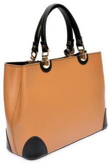 Multicolour Leren Tas Veelkleurig - One Size