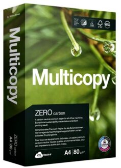 MultiCopy Kopieerpapier Multicopy Zero A4 80gr wit 500vel