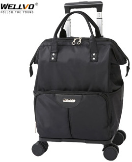 Multicuntion Trolley Bag Large Waterproof Travel Duffle Foldable Luggage Organize Bags Wheels Carry On Trip Suitcase XA102C