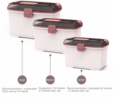 Multifunction double-Layers First Aid Kit Box Medicine Storage box Holder Makeup Camping Emergency Home Organizer Container