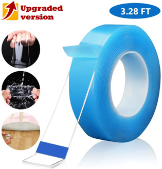 Multifunction Removable Washable Double Sided Adhesive Strips Reusable Nano Tape Seamless Traceless Sticky Holder Paste Photos