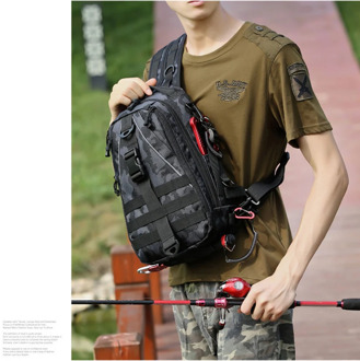 Multifunction Tactical Chest Bags For Men Travel Hiking Man's Chest Pack High Quality Nylon Crossbody Bags Male New Fishing Bag