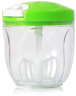 Multifunction Vegetable Chopper 900ML Large Capacity Manual Meat Vegetable Fruit Twist Shredder With 5Blades Kitchen Accessories groen