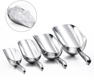 Multifunctional Bar Shovel Ice Candy Flour Food Cube Scoop Small Buffet Aluminium Dropshipping