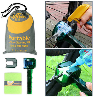 Multifunctional Bicycle Chain Cleaner with Sponge Cycling Riding Cleaning Tools Hot MTB Mountain Bike Machine Washer Brushes Kit