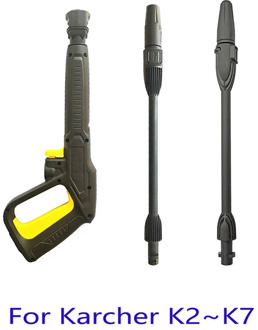 Multifunctional High-Pressure Car Washer Spray Gun 47cm Rotating Turbine Nozzle For Karcher K2 K3 K4 K5 K6 K7