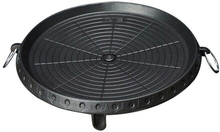 Multifunctional Korean Frying Pan Medicals Stone Non-stick Pan Black Barbecue Pan Kitchen Bakeware Tools Grill Pot Mat