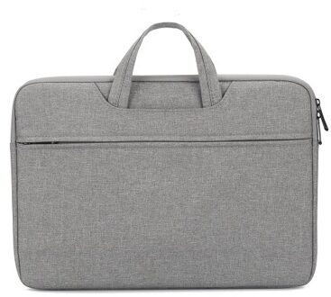 Multifunctional Laptop Bag 14 inch Laptop Case Waterproof Nylon Laptop Bag Briefcase Leisure Business Handbag Dark Grey