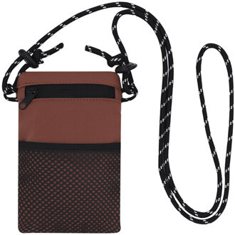 Multifunctioneel tasje/schoudertas - bordeaux - telefoon/geld tasje - festival tassen Bordeaux rood