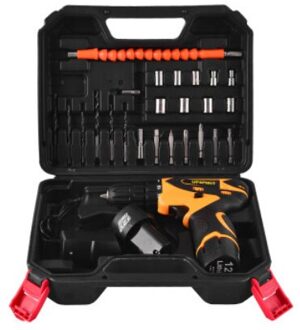 Multifunctionele 12V Lithium Elektrische Boor Oplaadbare Boor Thuis Elektrische Schroevendraaier Hand Elektrische Boor 1004