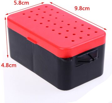 Multifunctionele 2 Compartimenten Vissen Box 3 Maten Plastic Regenworm Worm Aas Lokken Fly Karper Visgerei Doos Accessoires