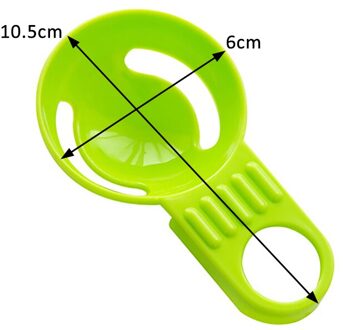 Multifunctionele 4 Kleuren Bakken Tool Schifting Gadget Keuken Accessoires 1Pcs Filter Houder Dooier Ei Separator Divider Pp groen