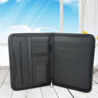 Multifunctionele A4 Conferentie Map Business Pu Leer Document Case Organizer Bag Portfolio Met Rekenmachine