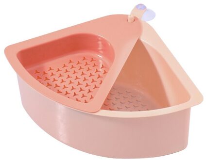 Multifunctionele Aftappen Rack Zuignap Wastafel Hoek Spons Opslag Plank Voor Keuken Gemak roze