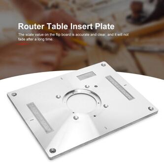Multifunctionele Aluminium Router Tafel Insert Plaat Houtbewerking Bankjes Hout Router Trimmer Modellen Graveermachine