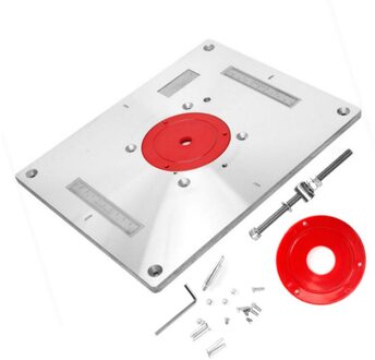 Multifunctionele Aluminium Router Tafel Insert Plaat Voor Elektrische Hout Frezen Trimmen Machine Houtbewerking Bankjes