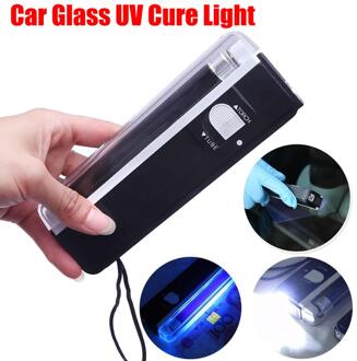 Multifunctionele Auto Glas Uv Cure Licht Autoruit Hars Genezen Ultraviolet Uv Lamp Verlichting Voorruit Reparatie Tools