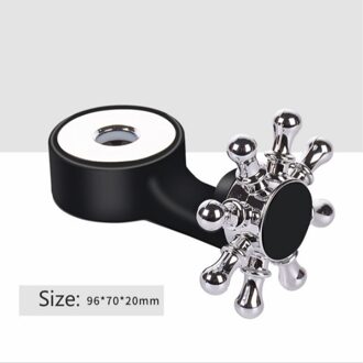 Multifunctionele Auto Haak 360 Graden Auto Seat Hoofdsteun Hanger Tas Haak Houder Voor Bag Purse Doek Kruidenier Opslag Auto Fastener zilver