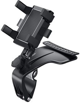 Multifunctionele Auto Mobiele Telefoon Beugel Gps Mount In Dashboard Achteruitkijkspiegel Zonnescherm Baffle Telefoon Houder Met Parkeerkaart Upgrade