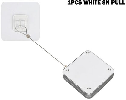 Multifunctionele Automatische Deurdranger Home Improvement Punch Gratis Sensor Deurdranger Gemonteerd Lente Quick Installeren Met Haak wit