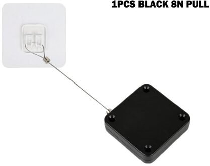 Multifunctionele Automatische Deurdranger Home Improvement Punch Gratis Sensor Deurdranger Gemonteerd Lente Quick Installeren Met Haak zwart